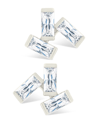 Sterling Silver Macy CZ Studs - Sterling Forever