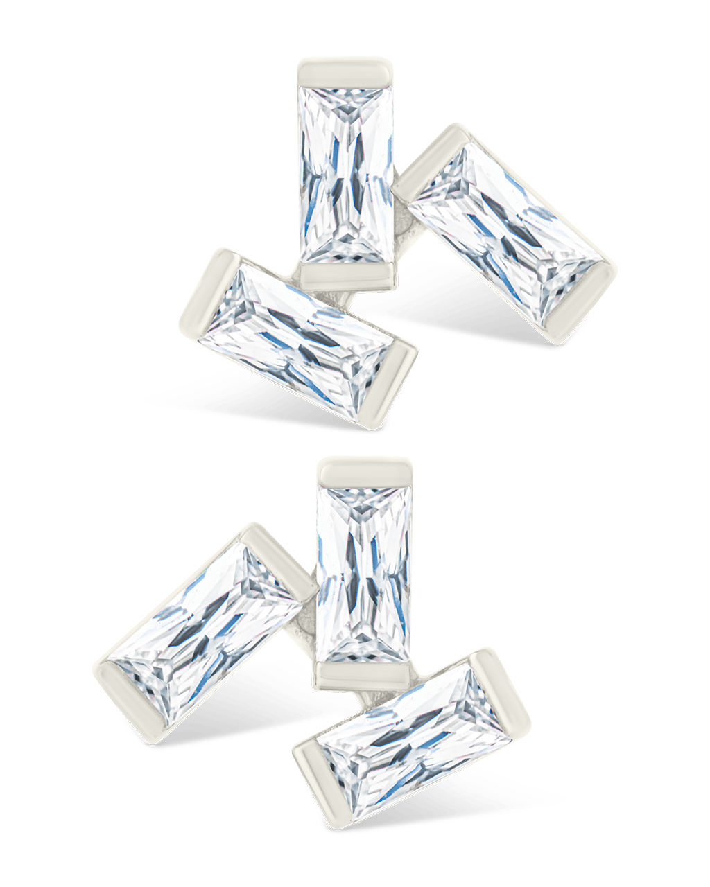 Sterling Silver Macy CZ Studs - Sterling Forever