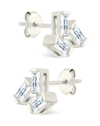 Sterling Silver Macy CZ Studs - Sterling Forever