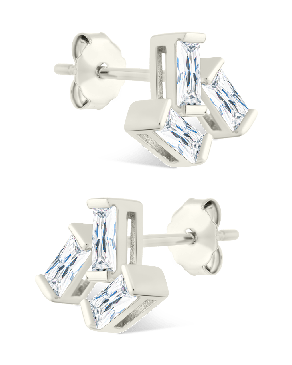 Sterling Silver Macy CZ Studs - Sterling Forever