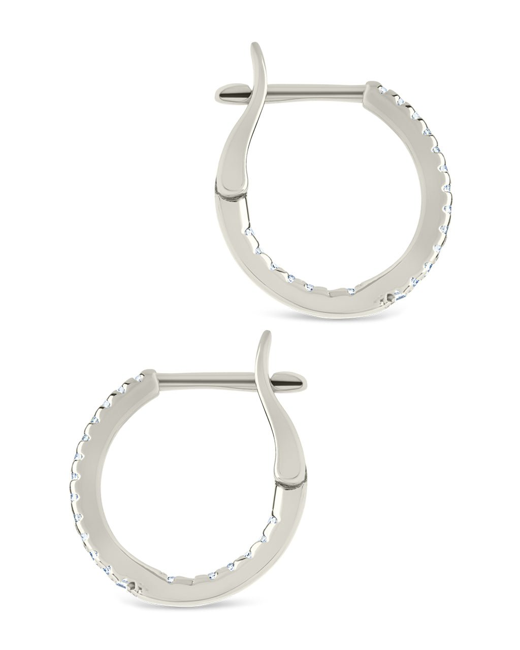 Sterling Silver Lilia CZ Infinity Hoops - Sterling Forever