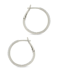 Sterling Silver Lilia CZ Infinity Hoops - Sterling Forever