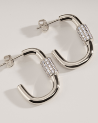 Oval Carabiner Hoops