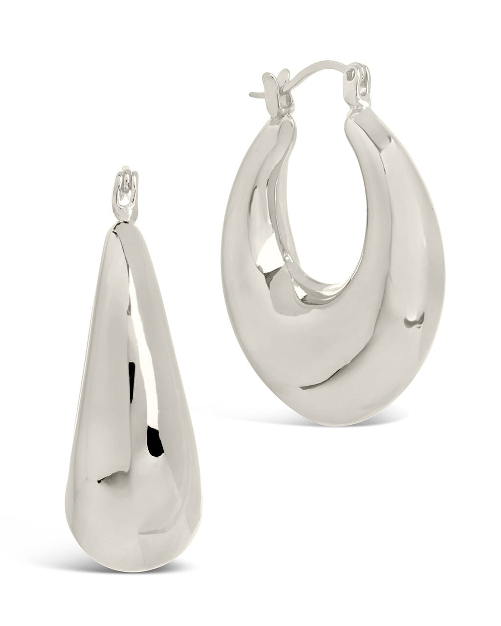 Pandora Tube Hoops Earring Sterling Forever Silver 