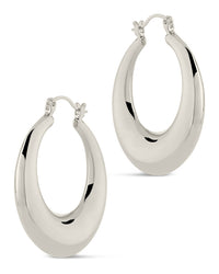 Quinn Tube Hoop Earrings - Sterling Forever