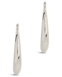 Quinn Tube Hoop Earrings - Sterling Forever