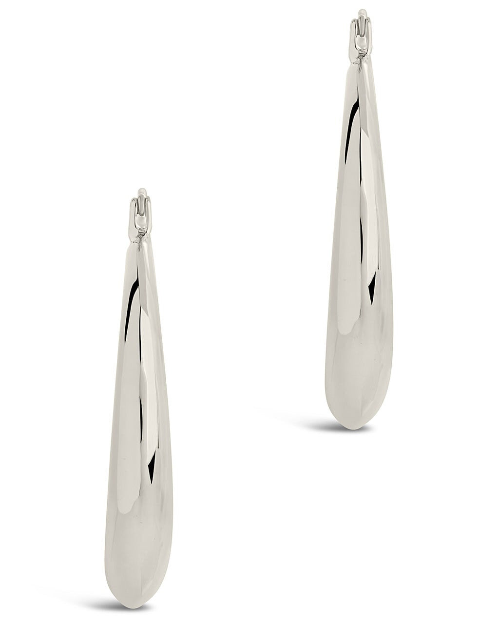 Quinn Tube Hoop Earrings - Sterling Forever