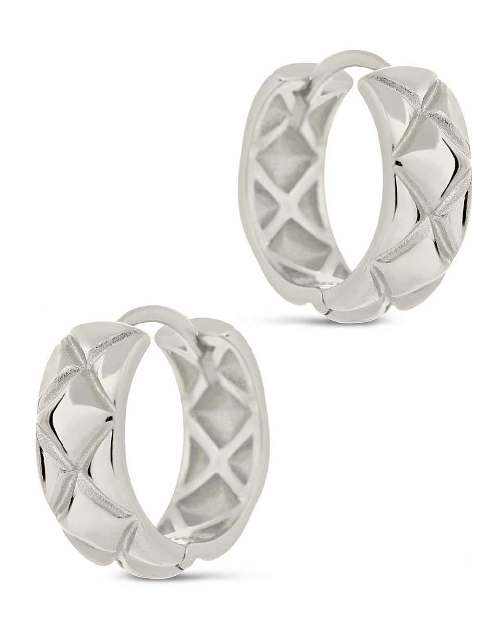 Bridget Micro Hoops Earring Sterling Forever 