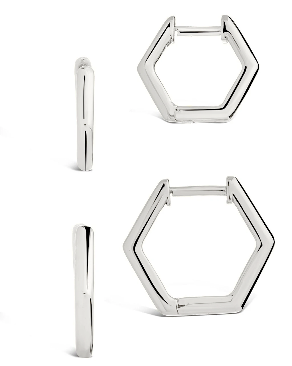 Emmy Geometric Hoop Earring Set of 2