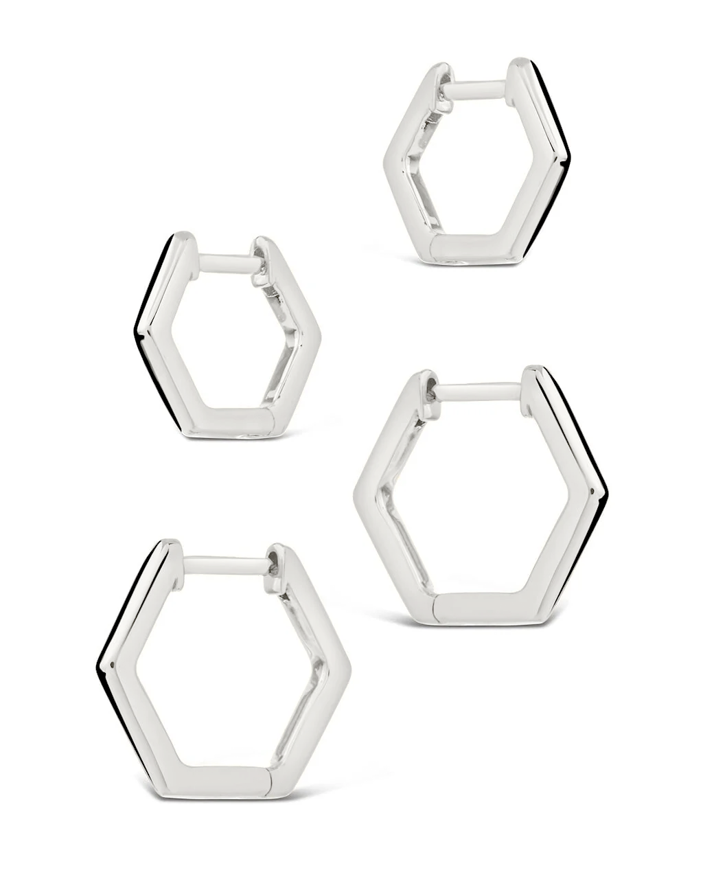 Emmy Geometric Hoop Earring Set of 2