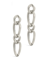 Jacqueline Chain Drop Stud Earrings - Sterling Forever