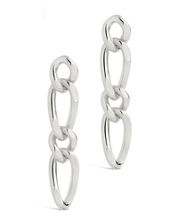 Jacqueline Chain Drop Stud Earrings