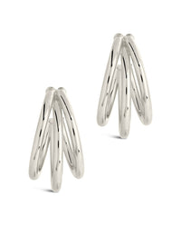 Dawn Hoops Earring Sterling Forever 