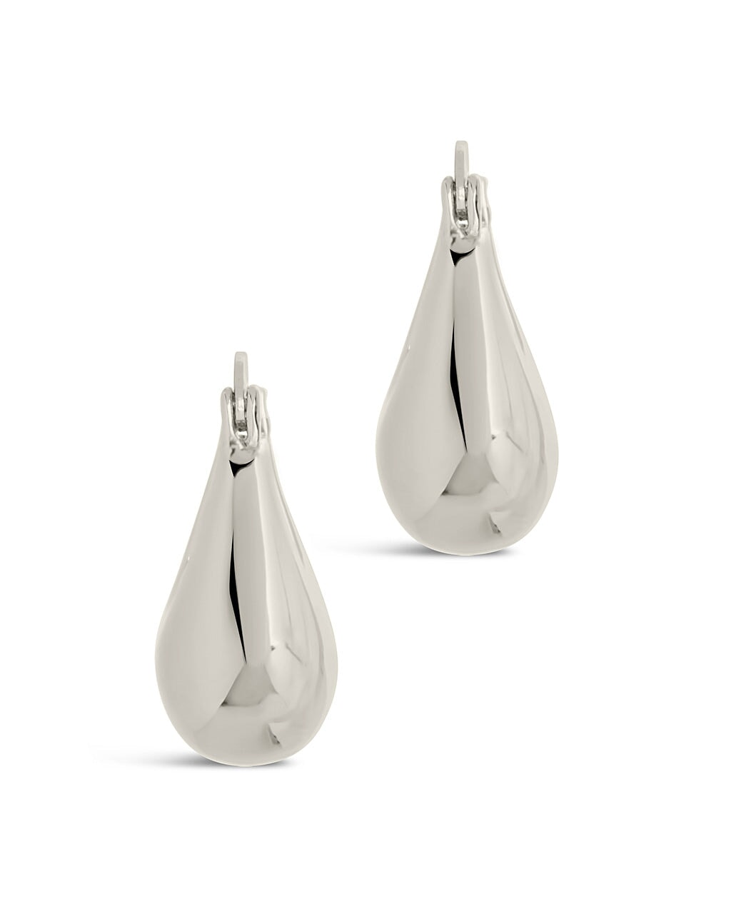 Eleah Hoops Earring Sterling Forever 