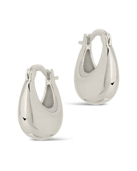 Eleah Hoops Earring Sterling Forever 
