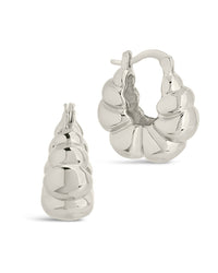 Petite Croissant Hoop Earrings - Sterling Forever