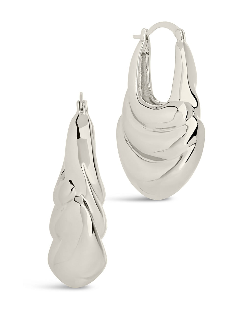 Manon Hoops Earring Sterling Forever Silver 