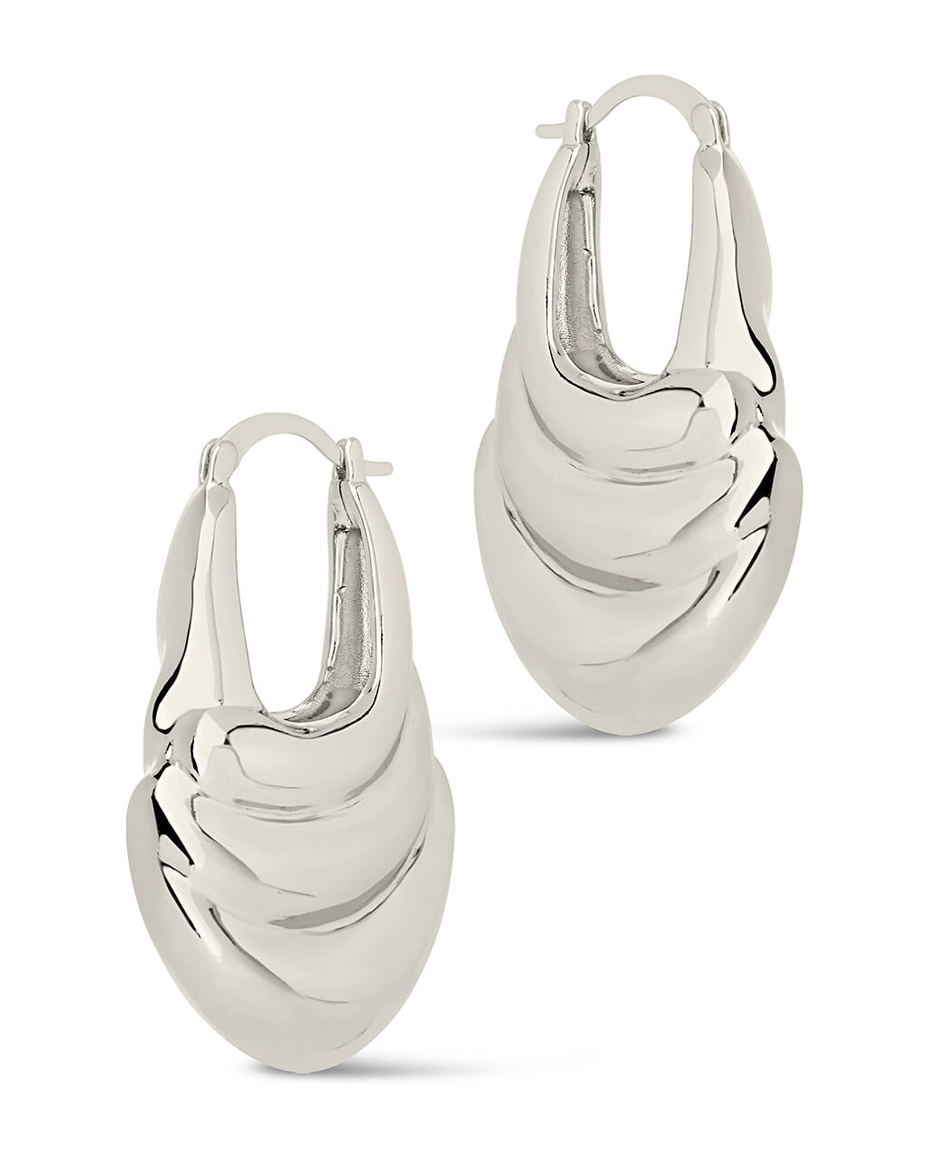 Manon Hoops Earring Sterling Forever 