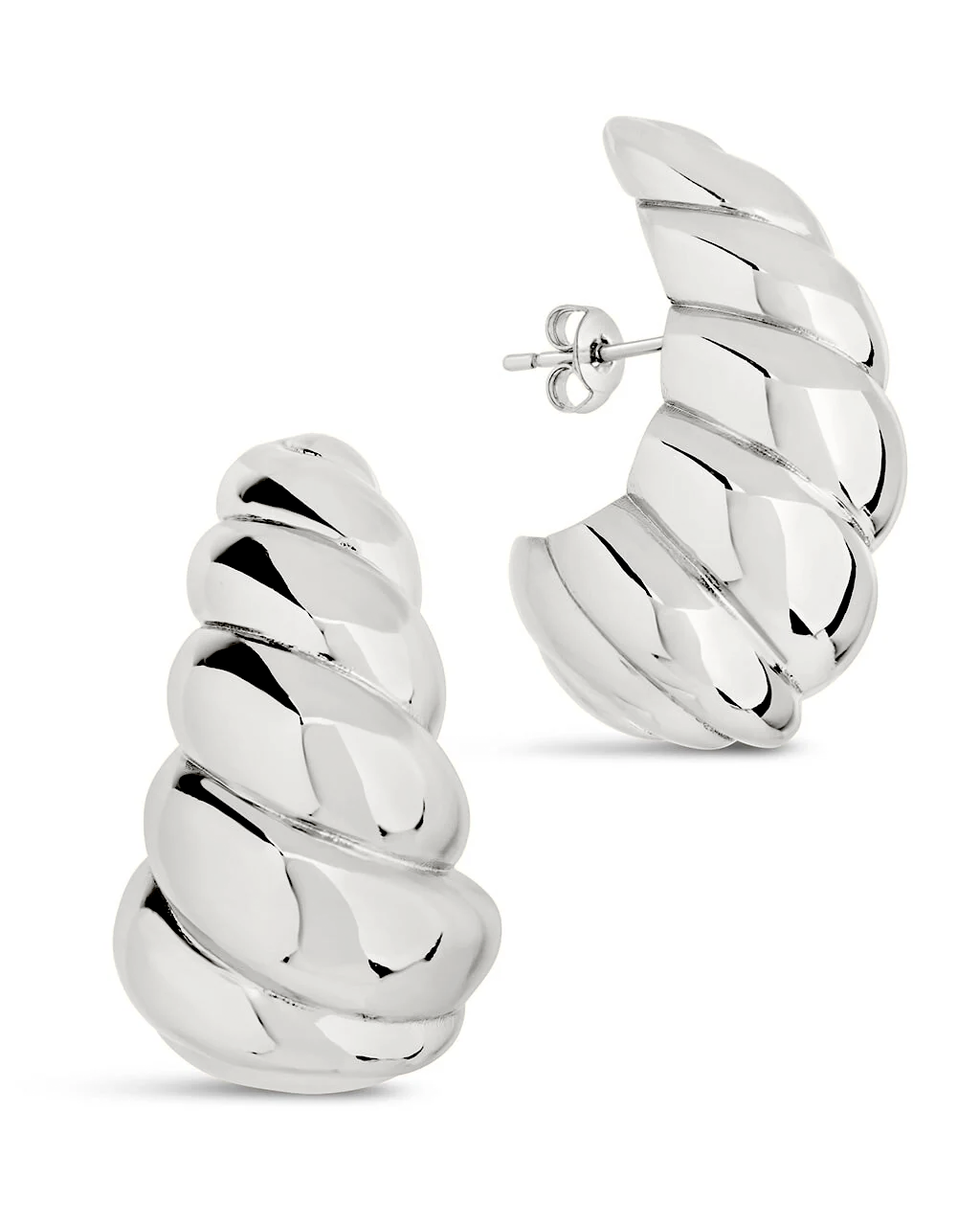Bobine Statement Stud Earrings
