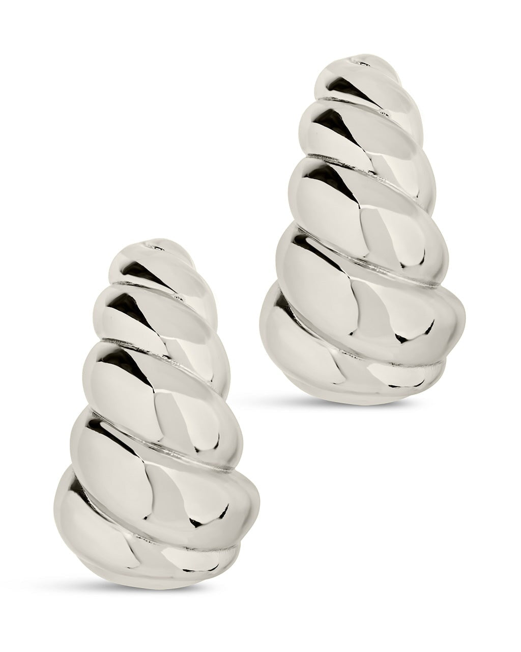 Bobine Statement Stud Earrings - Sterling Forever