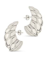 Bobine Statement Stud Earrings - Sterling Forever