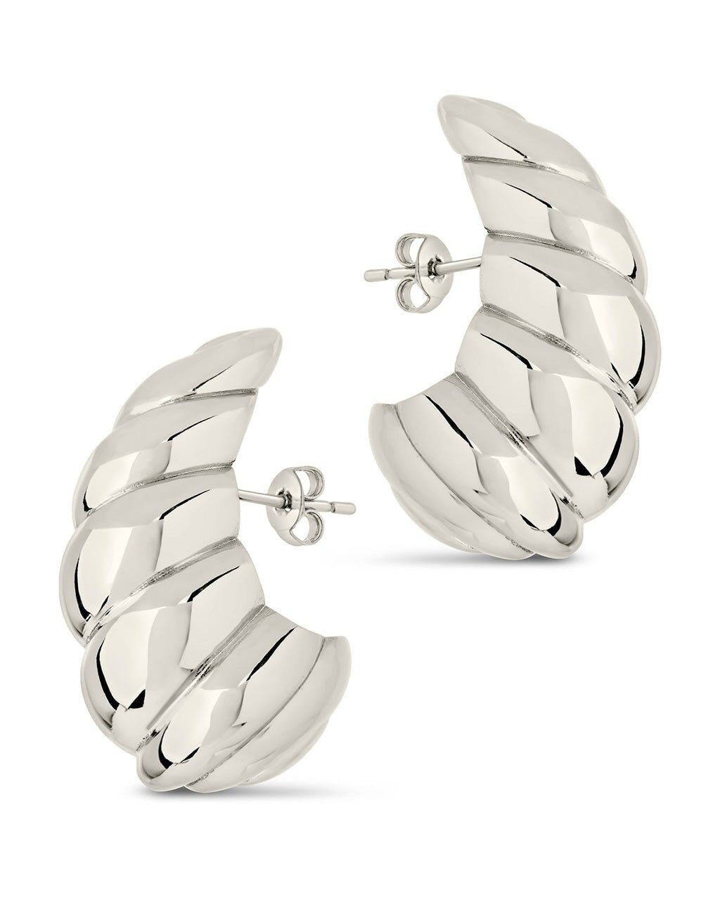 Bobine Statement Stud Earrings - Sterling Forever