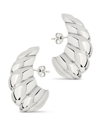 Bobine Statement Stud Earrings