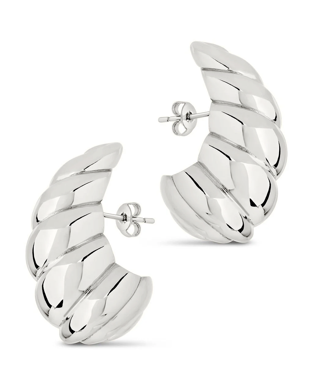 Bobine Statement Stud Earrings