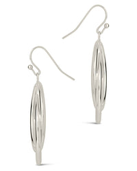 Claudie Interlocking Circle Dangle Earrings - Sterling Forever