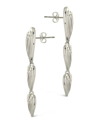 Beating Heart Drop Stud Earrings - Sterling Forever