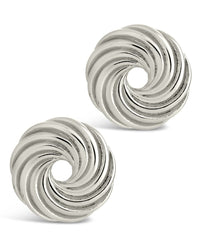 Cruller Stud Earrings - Sterling Forever