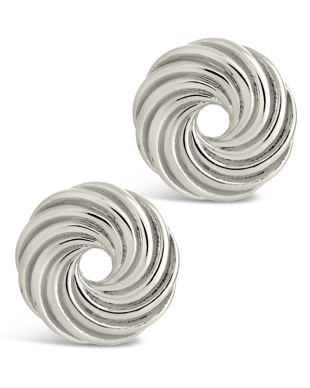 Cruller Stud Earrings - Sterling Forever