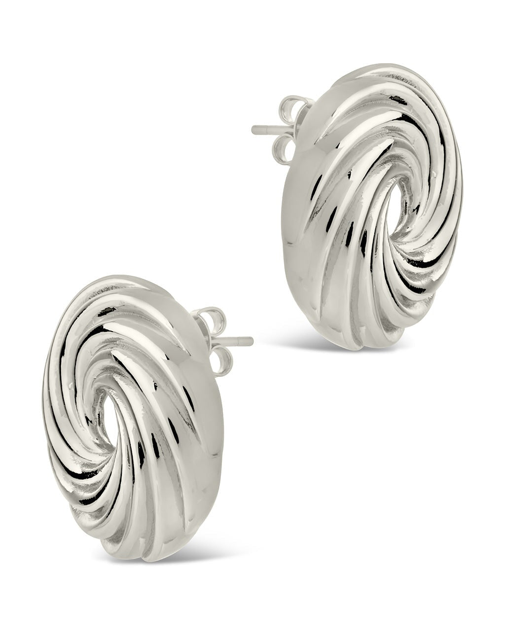 Cruller Stud Earrings - Sterling Forever