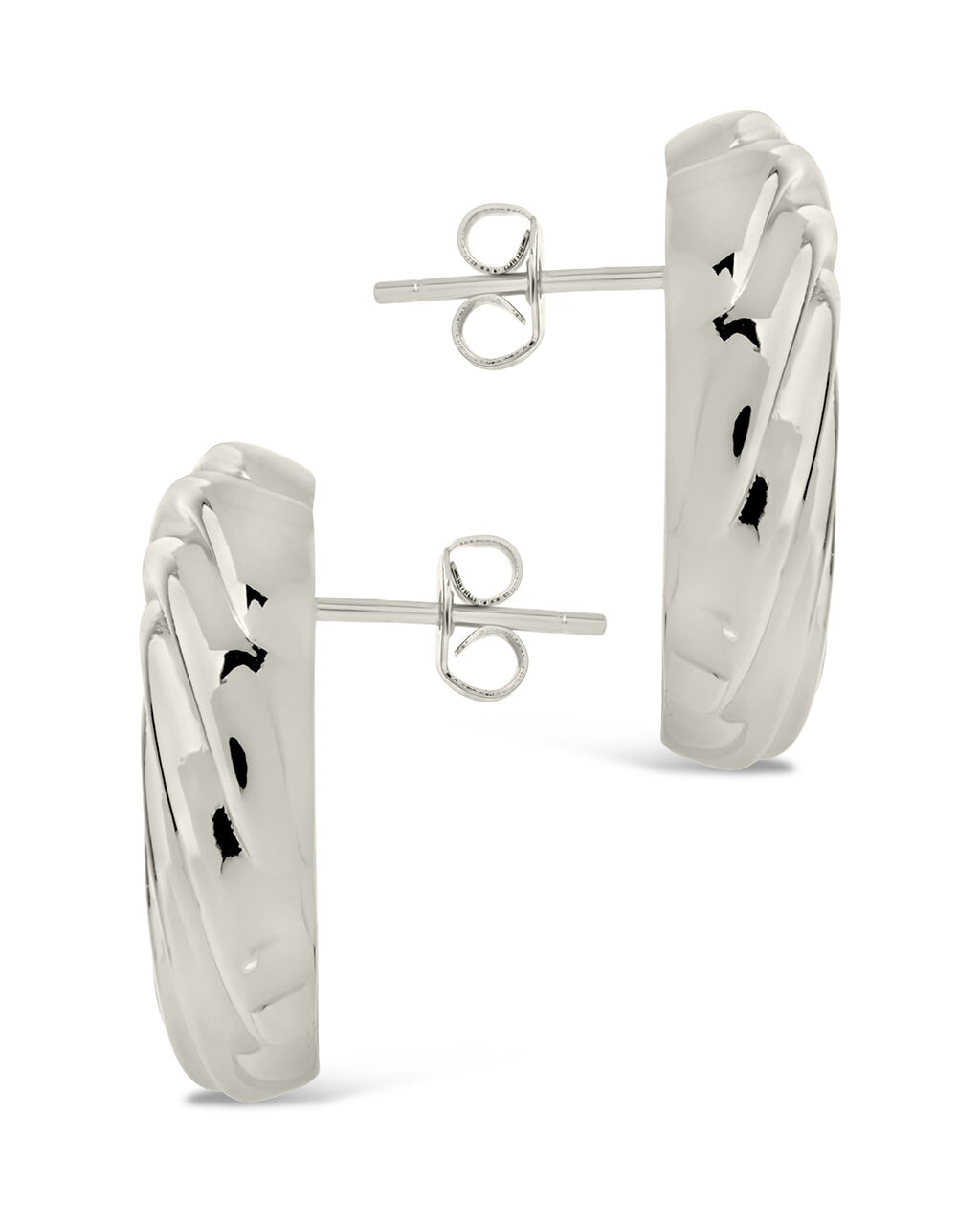 Cruller Stud Earrings - Sterling Forever