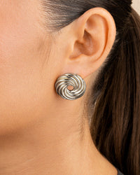 Cruller Stud Earrings - Sterling Forever