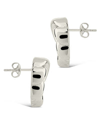 French Horn Stud Earrings - Sterling Forever