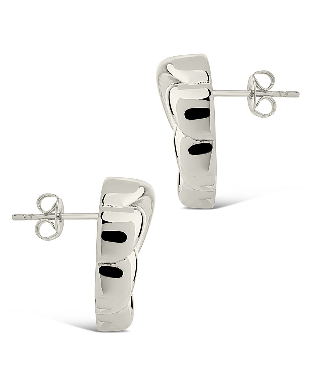 French Horn Stud Earrings - Sterling Forever