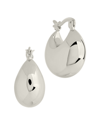 Skyler Chunky Tube Hoop Earrings
