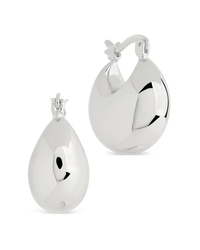 Skyler Chunky Tube Hoop Earrings