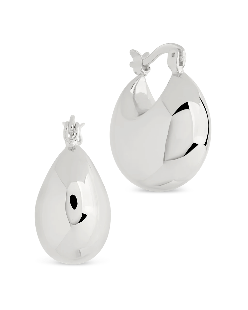 Skyler Chunky Tube Hoop Earrings