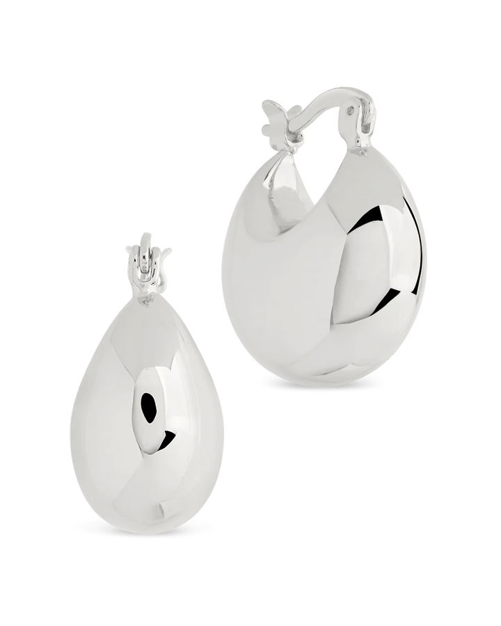 Skyler Chunky Tube Hoop Earrings