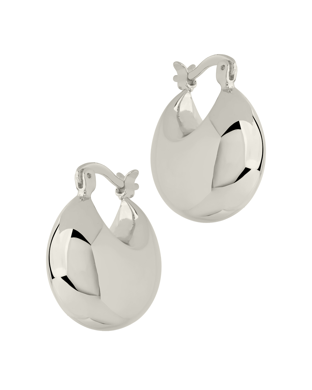 Skyler Chunky Tube Hoop Earrings