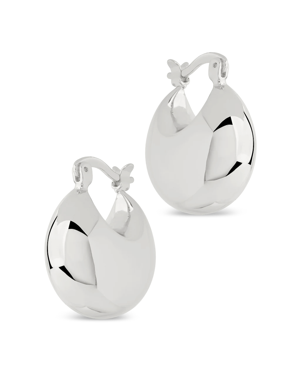 Skyler Chunky Tube Hoop Earrings