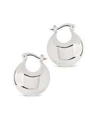 Skyler Chunky Tube Hoop Earrings