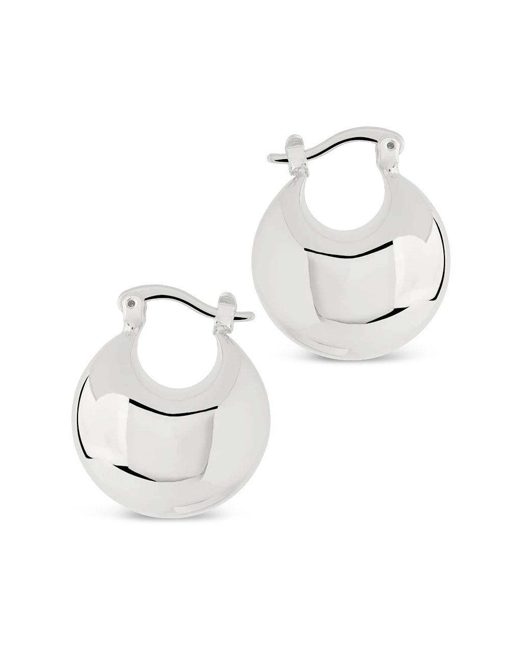 Skyler Chunky Tube Hoop Earrings