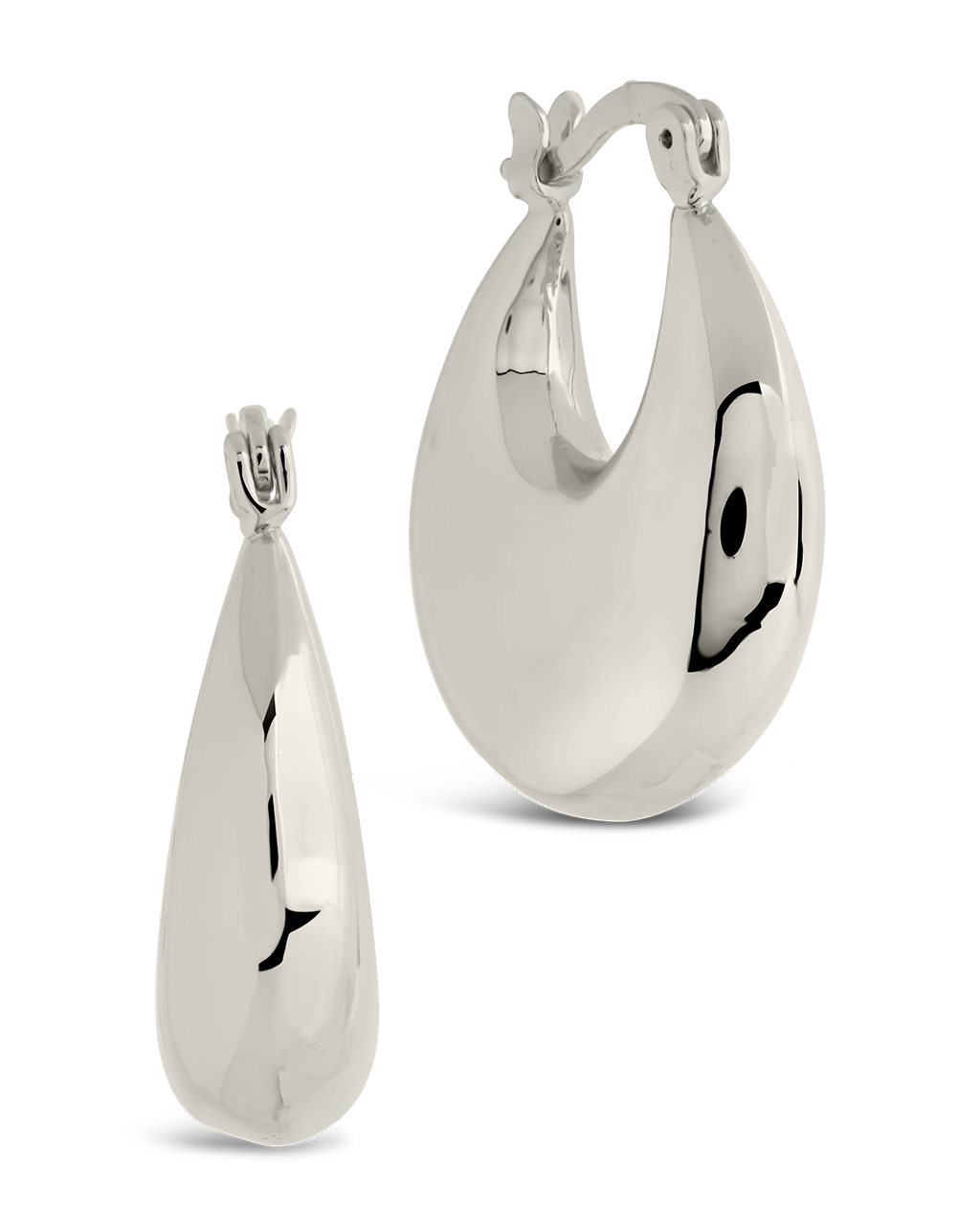 Brooklyn Chunky Tube Hoop Earrings