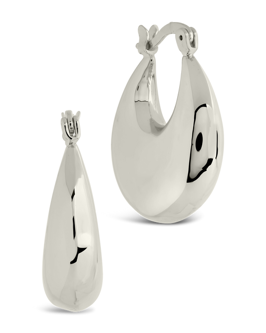 Brooklyn Chunky Tube Hoop Earrings