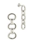 Frankie Chain Link Drop Earrings - Sterling Forever