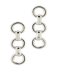 Frankie Chain Link Drop Earrings - Sterling Forever