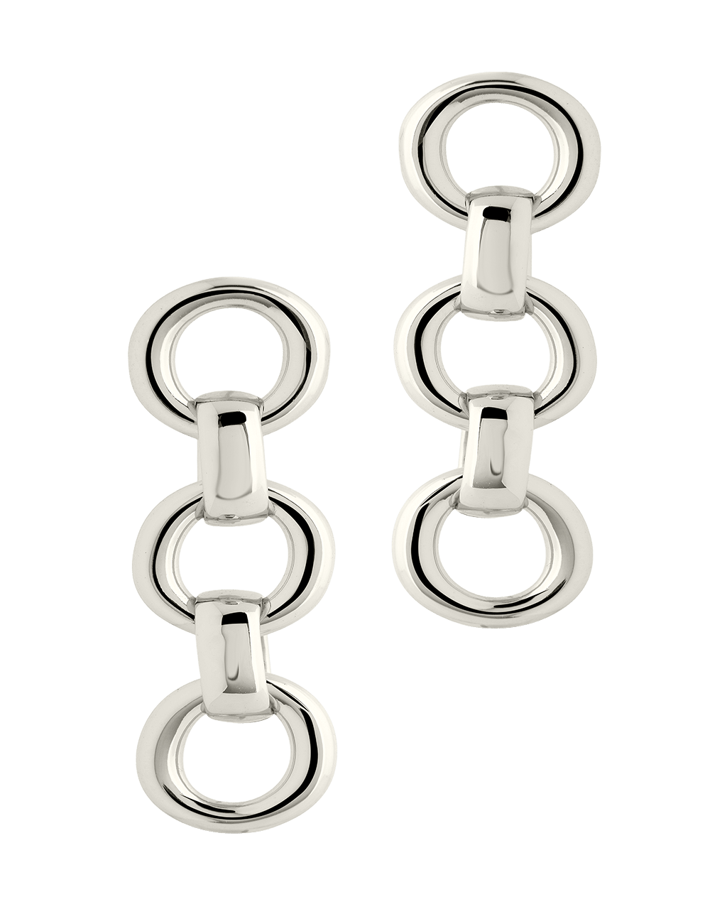 Frankie Chain Link Drop Earrings - Sterling Forever